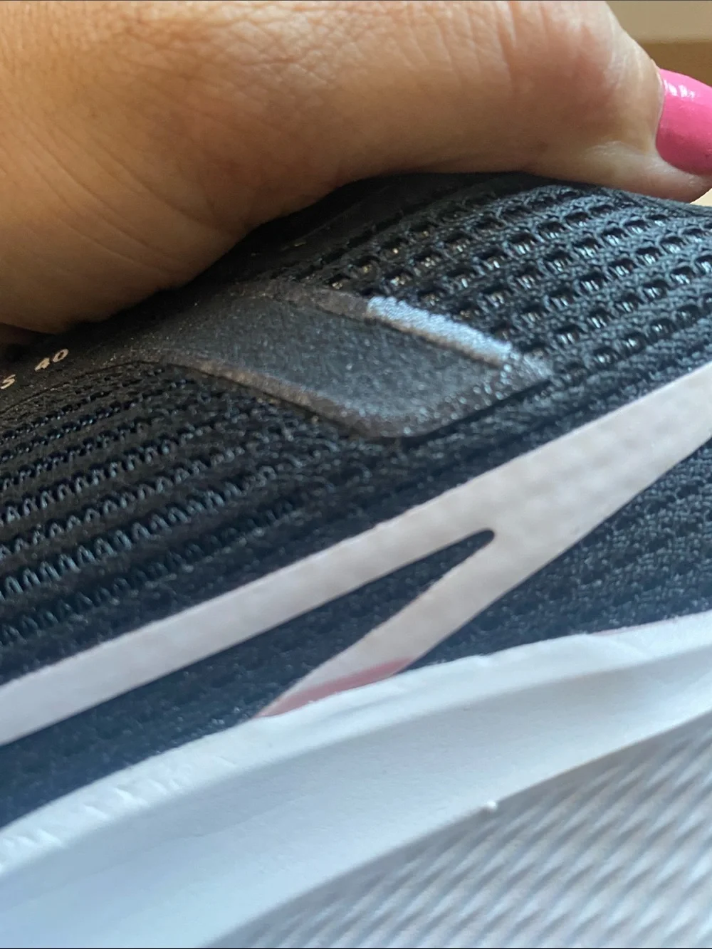 Nike Black and White Men's Athletic Running Shoes